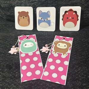 Squishmallows Bookmarks & Cards Set
